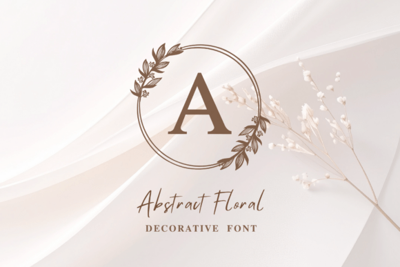 Abstract Floral: A Minimal Decorative Font for Web Design