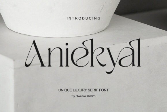 Aniekyal: A Luxurious Serif Font