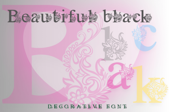 Beautiful Black: A Decorative Serif Font for Digital Branding