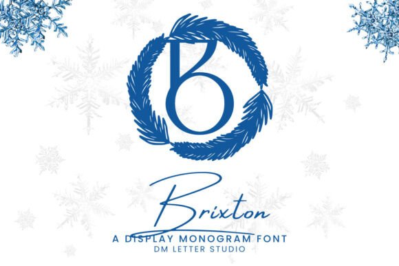 Brixton Monogram: A Display Font for Bold Brand Storytelling