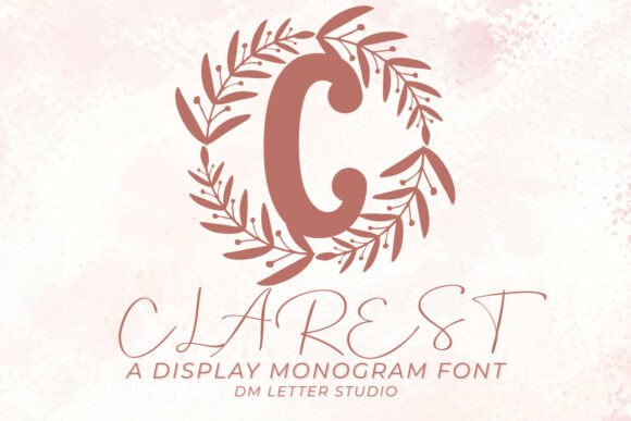 Clarest Monogram: Elegant Font for Business Branding