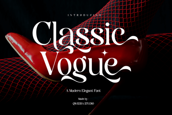 Classic Vogue: A Serif Typeface for Editorial Impact