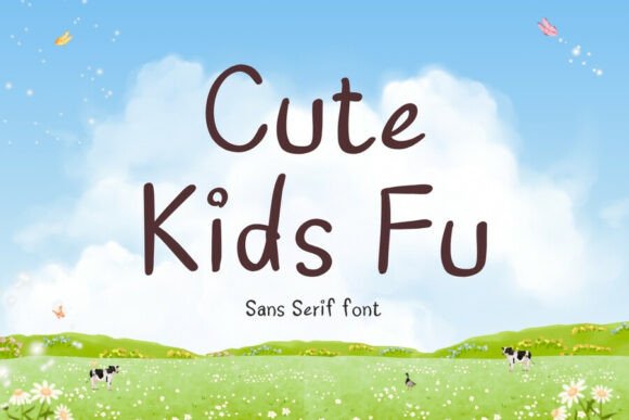 Cute Kids Fu: A Playful Sans Serif for Scroll-Stopping Campaigns