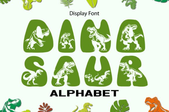 Dinosaur Alphabet: A Playful Typeface That Elevates Small Business Branding
