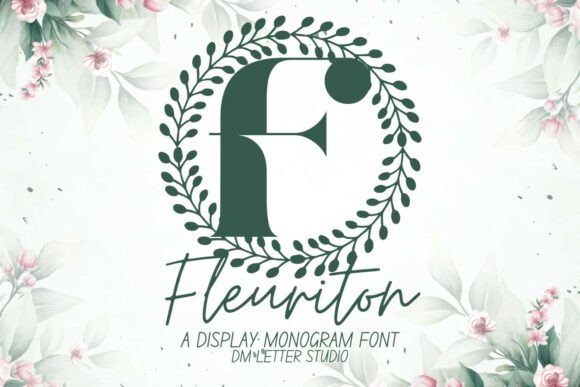 Fleuriton Monogram: A Decorative Font for Campaign Designers
