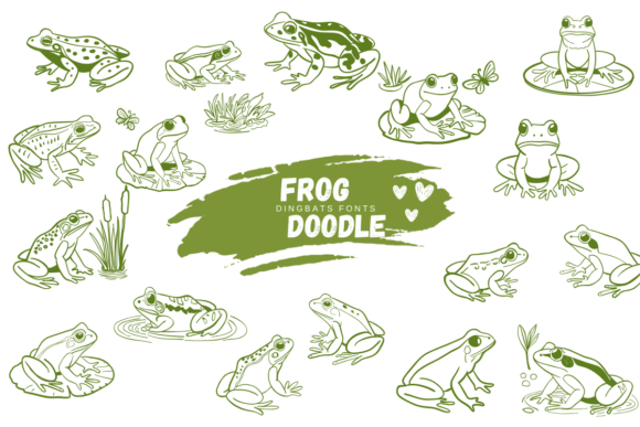 Frog Doodle: A Sketched Dingbats Font for Real Branding Projects