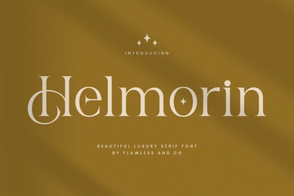 Helmorin: A Serif Font for Refined Editorial Design
