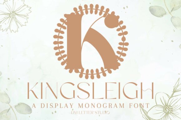 Kingsleigh Monogram: A Decorative Font for Refined Brand Marks