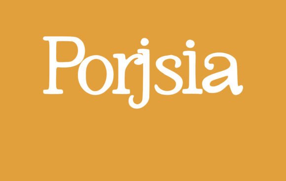 Porjsia Font: A Handwritten Serif with a Romantic Touch