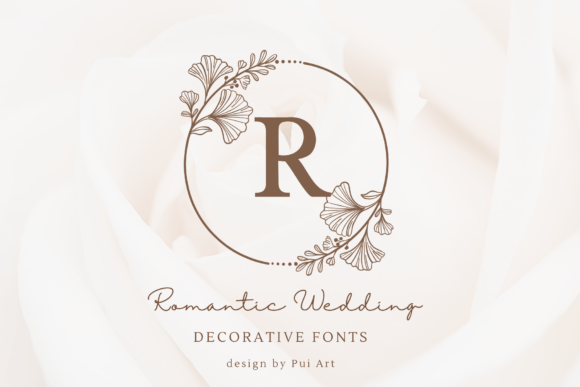Romantic Wedding Font for Crafters Who Love Handcrafted Detail
