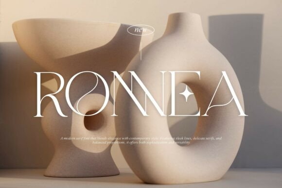 Ronnea: A Modern Serif Font Designed for Elegant Branding