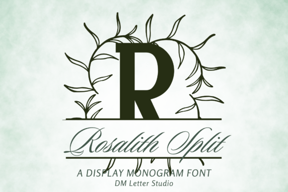 Rosalith Split Monogram Font Review