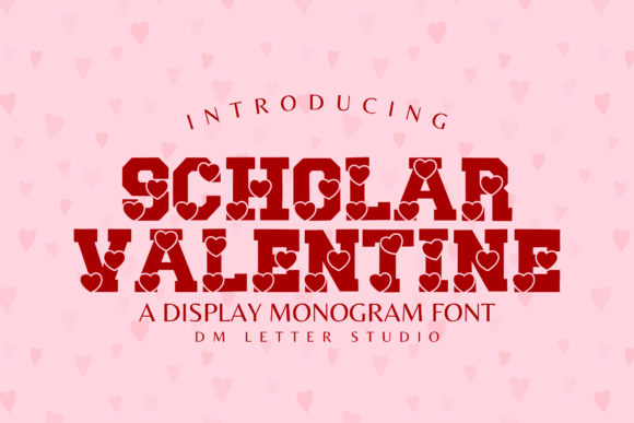 Scholar Valentine Font for Creative Projects