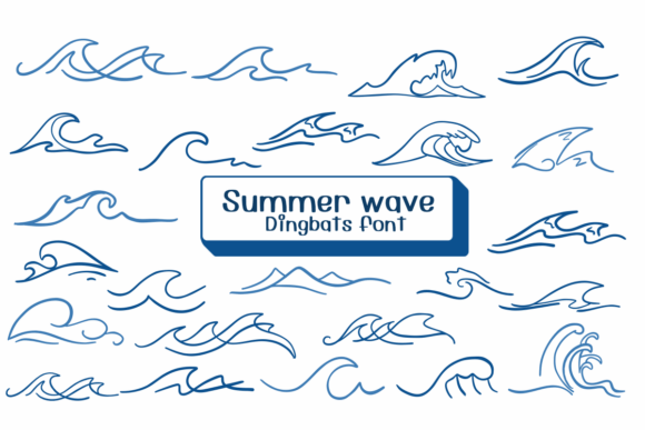 Summer Wave: A Nautical Dingbats Font for Editorial Design