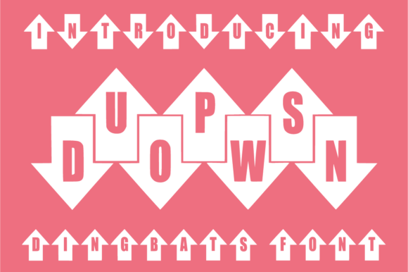 Ups Down: A Bold Typographic Statement