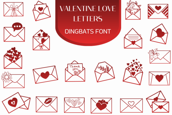 Valentine Love Letters Font