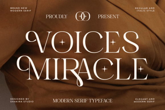Voices Miracle: A Modern Serif Font for Web Designers