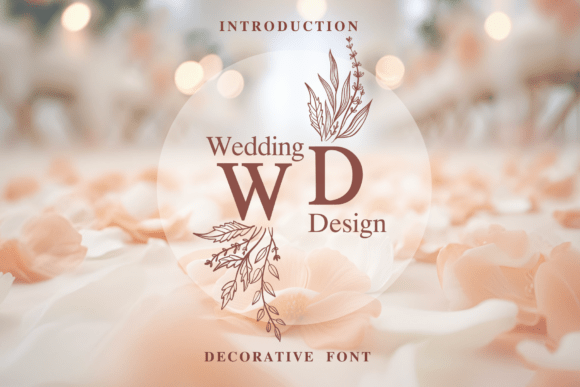 Wedding Design Typeface: Warm Lettering for Labels, Cards, and Handmade Goods