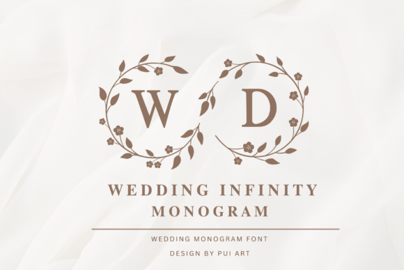 Wedding Infinity Monogram: A Font That Elevates Campaign Visuals